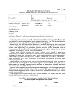 Tarih: &hellip;/&hellip;/20.. BİLGİLENDİRİLMİŞ ONAM FORMU