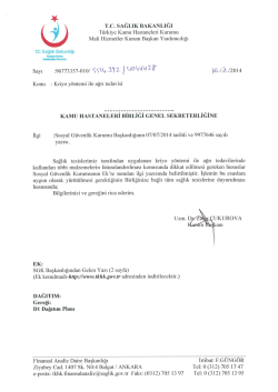 A&ccedil; - T&uuml;rkiye Kamu Hastaneleri Kurumu