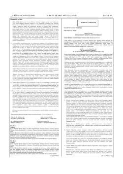 Birleşme Genel Kuruluna ait TTSG