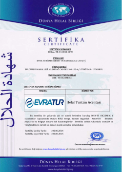 Evratur Helal Sertifika