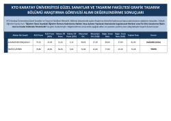 kto karatay &uuml;niversitesi g&uuml;zel sanatlar ve tasarım fak&uuml;ltesi grafik