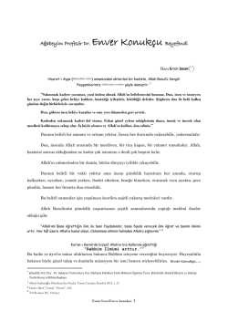 Ağabeyim Profes&ouml;r Dr. Enver Konuk&ccedil;u Beyefendi
