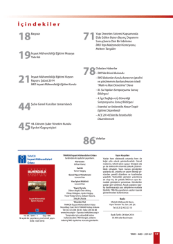 45 KB - İnşaat M&uuml;hendisleri Odası