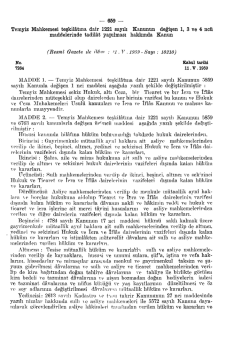 Temyiz Mahkemesi teşkil&acirc;tına dair 1221 sayılı