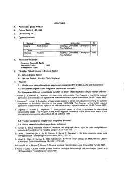 2 4 5 - İstanbul Kemerburgaz &Uuml;niversitesi