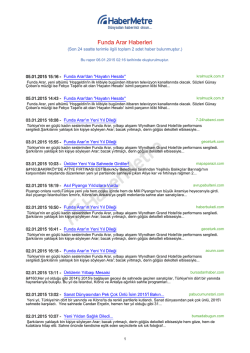 Funda Arar Haberleri