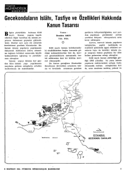 gecekonduların ıslahı tasfiye ve &ouml;zellikleri hakkında kanun tasarısı