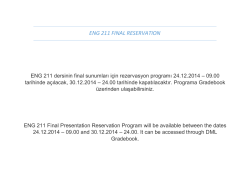 eng 211 fınal reservatıon