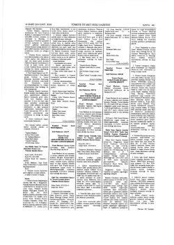 18.03.2014 Tarihli Ticaret Sicil İlanı