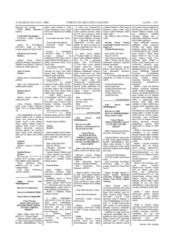 8588 türkiye ticaret sicili gazetesi sayfa : 1135