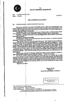 T.c. DEVLET PERSONEL BAŞKANLıĞı