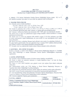 2014 YTLT ELEKTRİK MoToRU sTAToR vE RoToR _