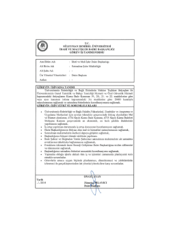 satın alma şube müdürlüğünün görev ve sorumlulukları