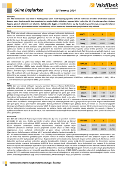 G&uuml;ne Başlarken