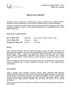 An die Eltern und Erziehungsberechtigten der dritten Klassen