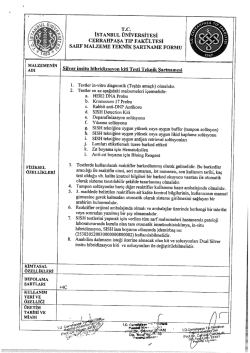 T.c. İSTANBUL &Uuml;NİVERsİTEsİ _