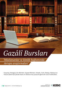 Gaz&acirc;l&icirc; Bursları