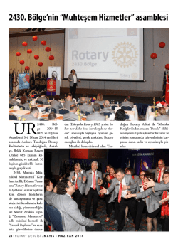 25 2430. B&Ouml;LGE ASAMBLESİ Muhteşim Hizmetler