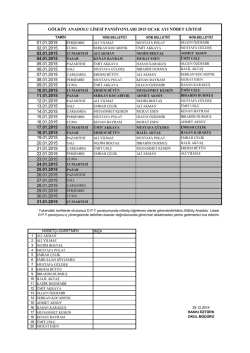 30.01.2015 26.01.2015 g&ouml;lk&ouml;y anadolu lisesi pansiyonları 2015