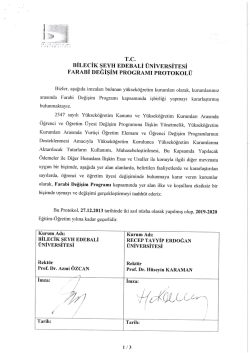 Bilecik Şeyh Edebali &Uuml;niversitesi - Recep Tayyip Erdoğan &Uuml;niversitesi