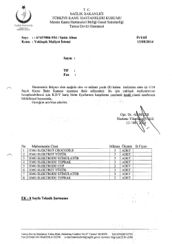 T. C. - Tarsus Devlet Hastanesi