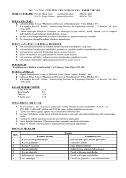 ders uygulama belgesi