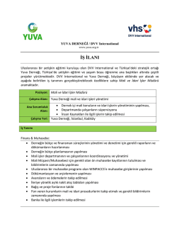 Mali ve İdari İşler M&uuml;d&uuml;r&uuml;