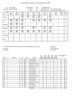 10C 10C 11D 11D 9C TED TED DVA DVA DİH 9B 12D 12D 11A