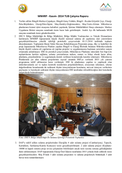 Kasım - Murat Nehri Havzası Rehabilitasyon Projesi