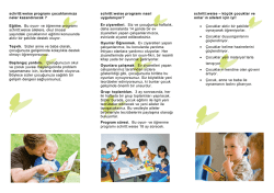 schritt:weise programı çocuklarımıza neler kazandıracak