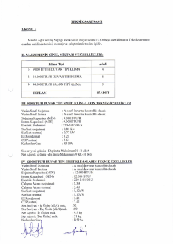 teknik şartname i&ccedil;in tıklayın - Mardin Ağız ve Diş Sağlığı Merkezi