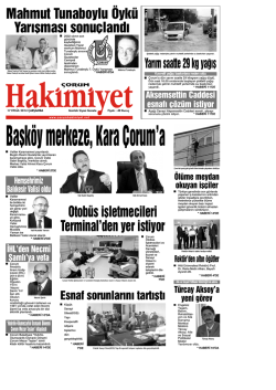 (17 eyl\374l.qxd) - &Ccedil;orum Hakimiyet Gazetesi