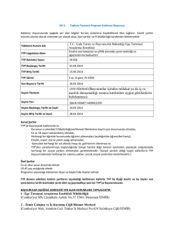 iskurduyuru - TC Gıda Tarım ve Hayvancılık Bakanlığı