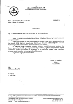 Hizmet B&brvbar;-RLE+ŞT&brvbar;-R&brvbar;-LMES&brvbar;-