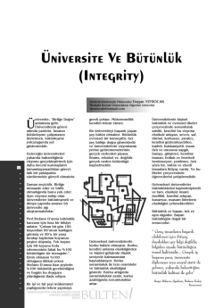 &Uuml;niversite Ve B&uuml;t&uuml;nl&uuml;k (Integrity)