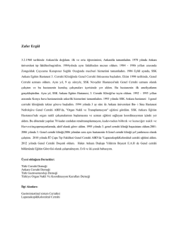Do&ccedil;. Dr. Zafer Erg&uuml;l - Ankara Cerrahi Derneği