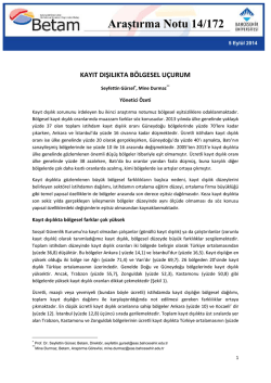 ArastirmaNotu172 - Betam - Bah&ccedil;eşehir &Uuml;niversitesi