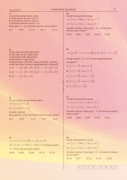 &ouml;rnek sayfalar - Ezbersiz Matematik