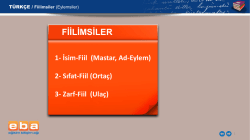 FİİLİMSİLER