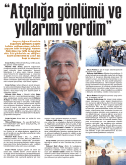 Arap at&ccedil;ılığının &uuml;lkemizde bug&uuml;nlere gelmesine &ouml;nemli