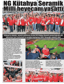 K&uuml;tahyalı iş adamları, seramik sekt&ouml;r&uuml;n&uuml;n &ouml;nc&uuml;s&uuml; NG