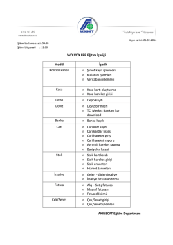 &Ouml;n Muhasebe Eğitim İ&ccedil;eriği