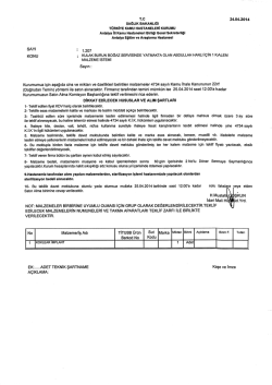 T-C .24.04.2014 - Antalya Eğitim ve Araştırma Hastanesi