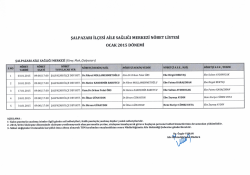 15.şalpazarı n&ouml;bet listesi