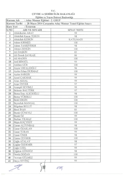 T.&Ccedil;. &Ccedil;EVRE ve ŞEHİR&Ccedil;İLİK BAKANLIĞI