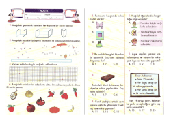 4. Aşağıdaki resimlerden sebzelerin altına bir nokta