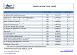 G&uuml;ncel Bireysel Eğitim Takvimimiz İ&ccedil;in Tıklayınız.