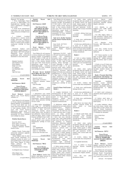 15 Temmuz 2014 Tarihli Y&ouml;netim Kurulu Kararı ile Temsil ve İlzama