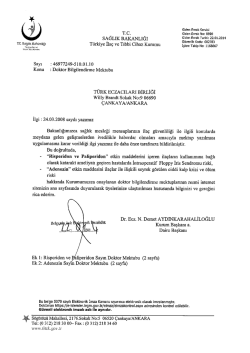 Doktor bilgilendirme mektubu i&ccedil;in tıklayınız.