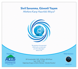 Sivil Savunma, G&uuml;venli Yaşam - Aydos &Ccedil;evre K&uuml;lt&uuml;r ve Ahlak Derneği